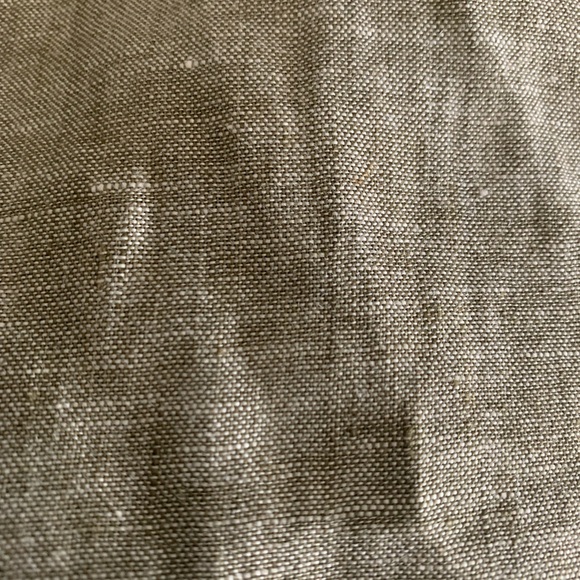 Foxcroft linen collared v neck button up blouse XX-Large quarter sleeve - Picture 2 of 11